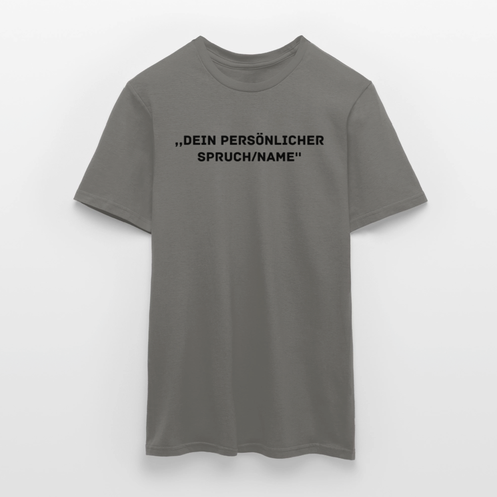 Männer T-Shirt (peronalisierbar) - Graphit