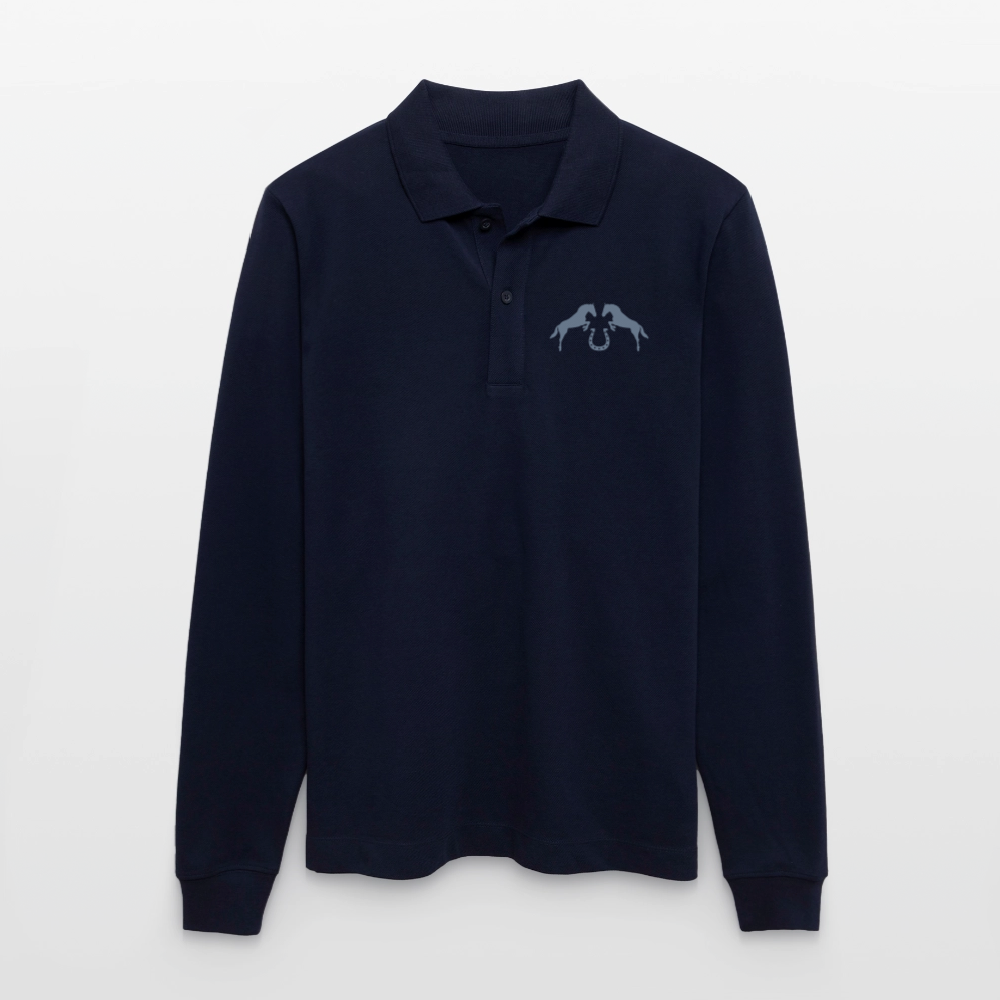 Stanley/Stella Unisex Bio-Langarm-Poloshirt Premium Prepster Horselove - Navy