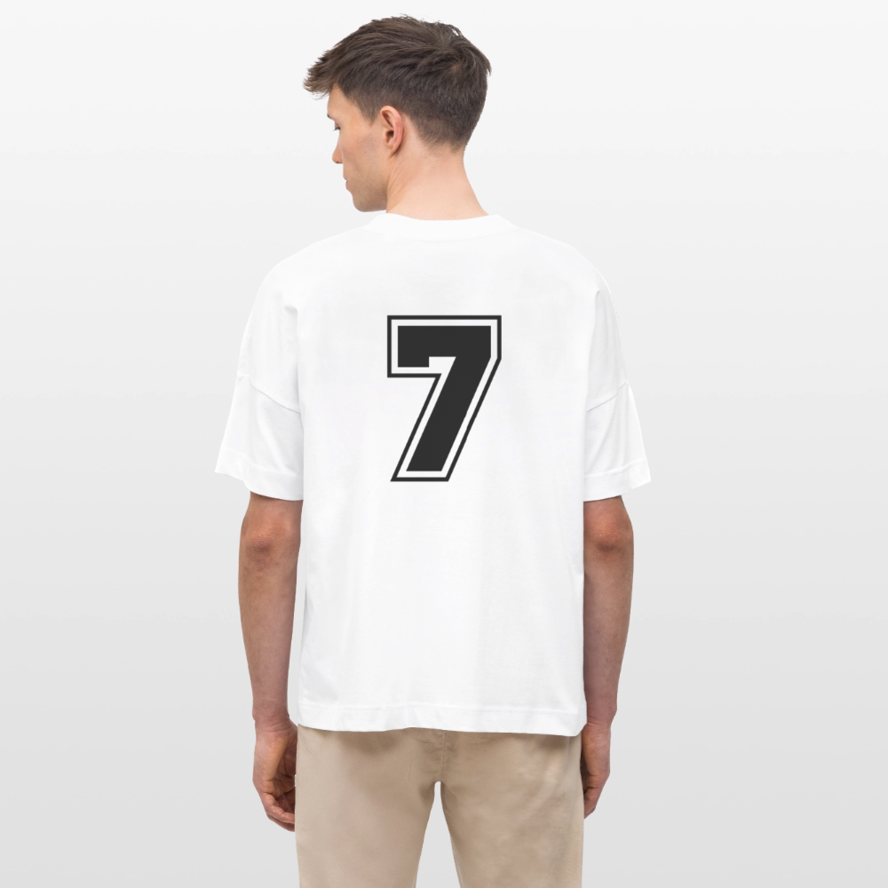 Stanley/Stella Oversized Unisex Bio T-Shirt Blaster Fussballfan - Weiß