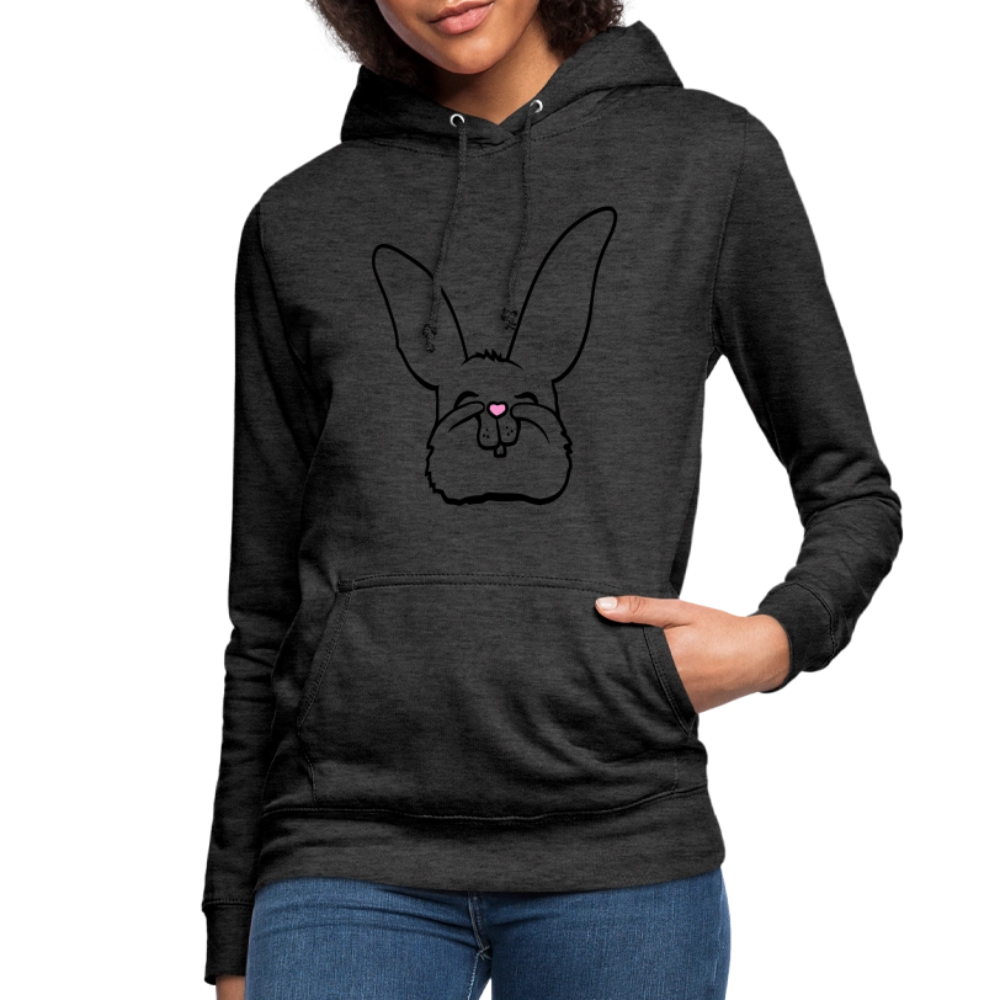 Frauen Hoodie Sweet Bunny - Anthrazit