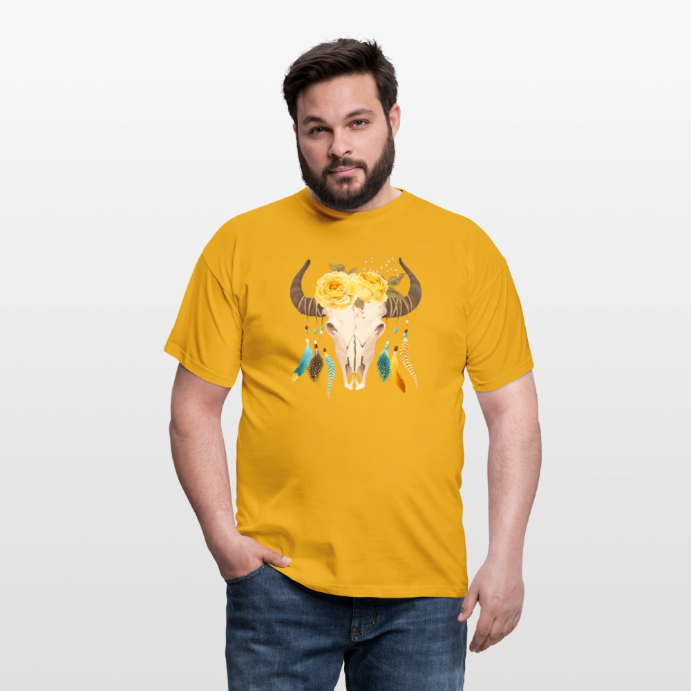 Männer T-Shirt Boho - Gelb
