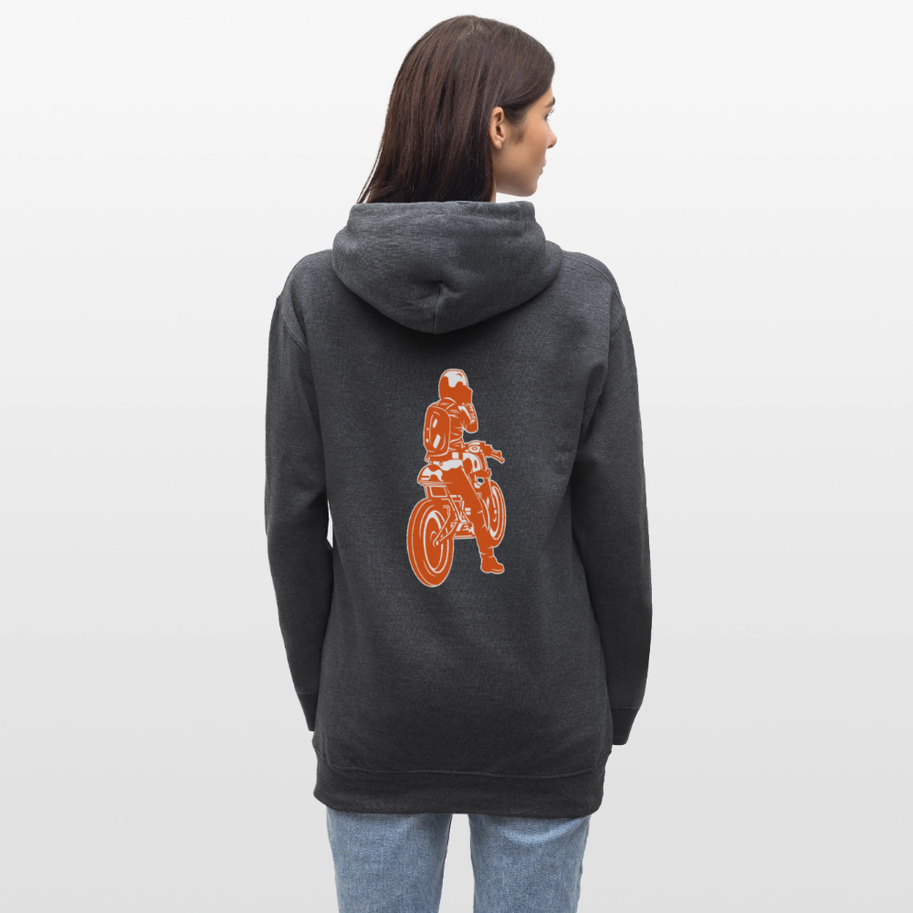 Gildan Unisex Softstyle® Midweight Hoodie Benzin im Blut - Dunkelgrau meliert