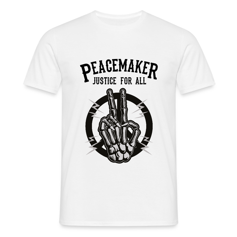 Männer T-Shirt Peacemaker - Weiß