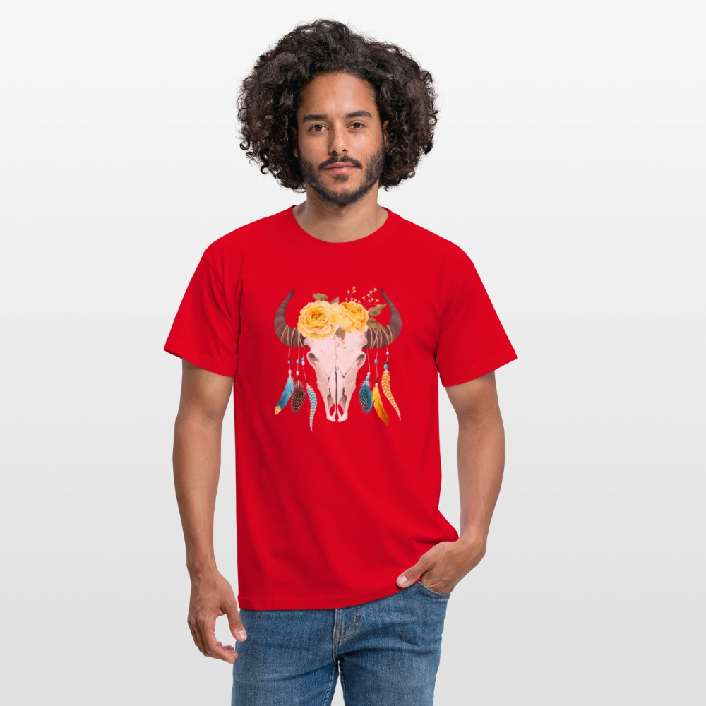 Männer T-Shirt Boho - Rot