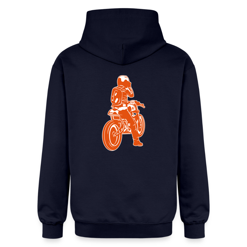 Gildan Unisex Softstyle® Midweight Hoodie Benzin im Blut - Navy