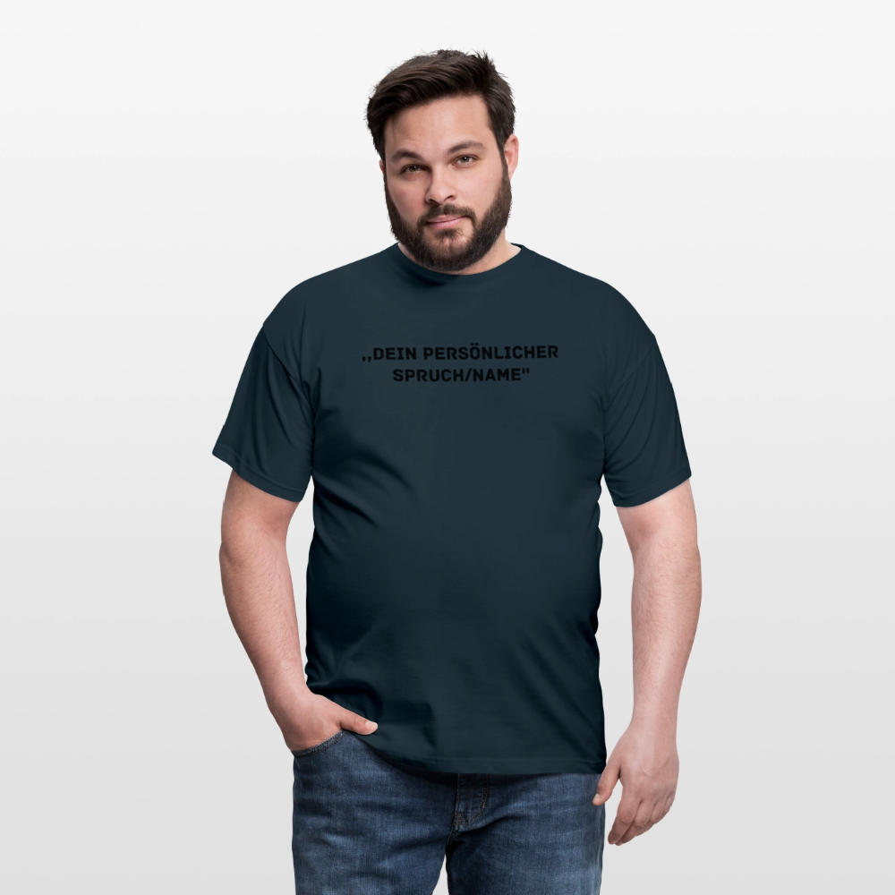 Männer T-Shirt (peronalisierbar) - Navy