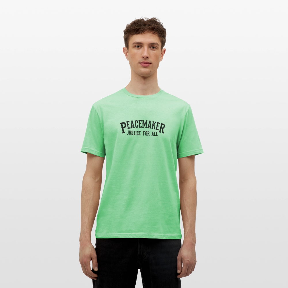 Männer T-Shirt Peacemaker - Mintgrün