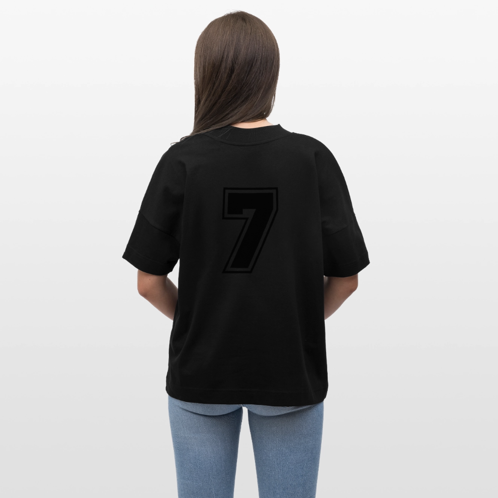 Stanley/Stella Oversized Unisex Bio T-Shirt Blaster Fussballfan - Schwarz