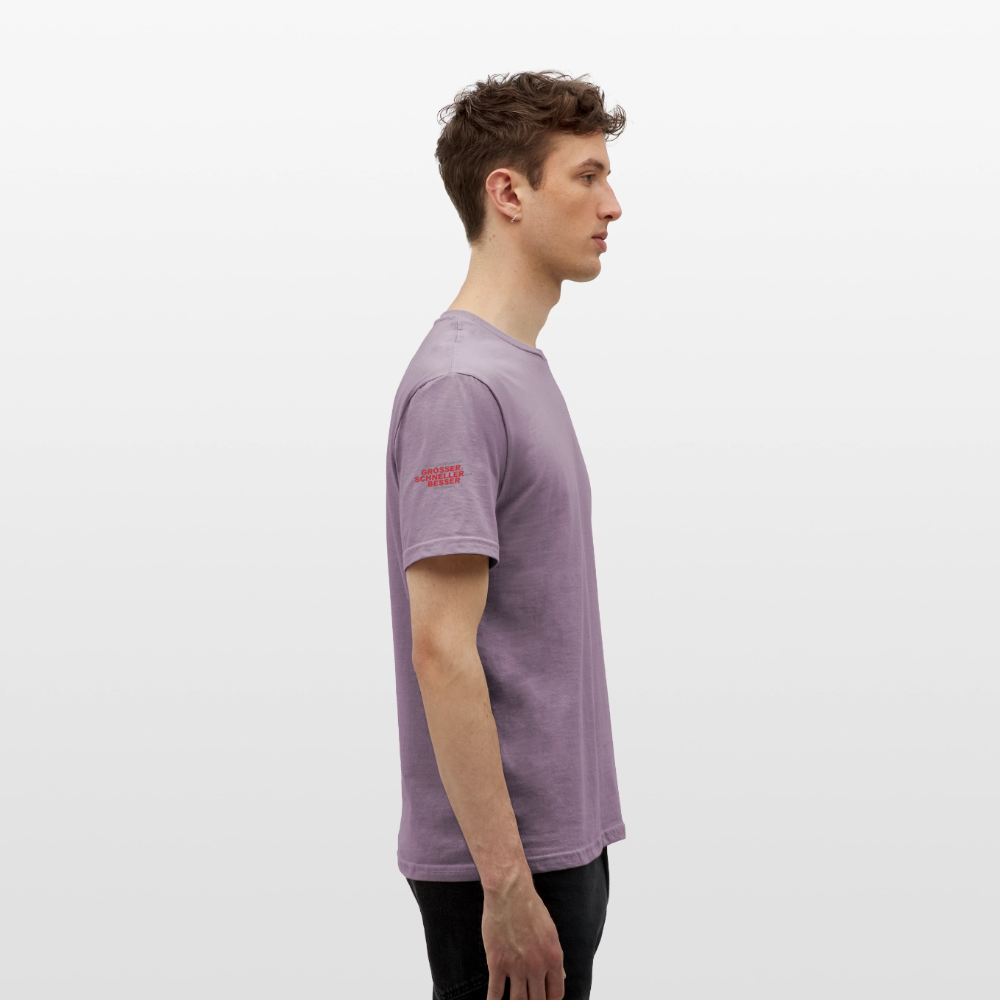 Männer T-Shirt Mein Computer - Lilagrau