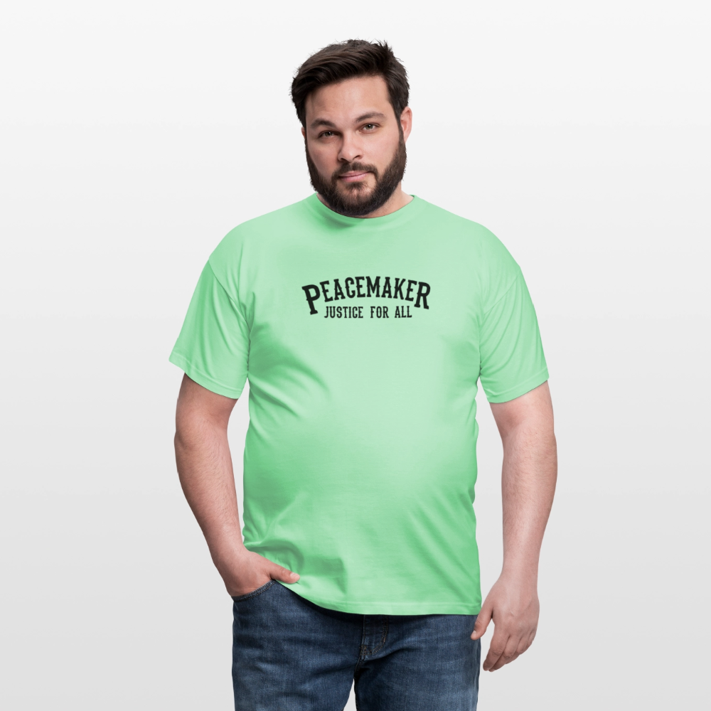 Männer T-Shirt Peacemaker - Mintgrün