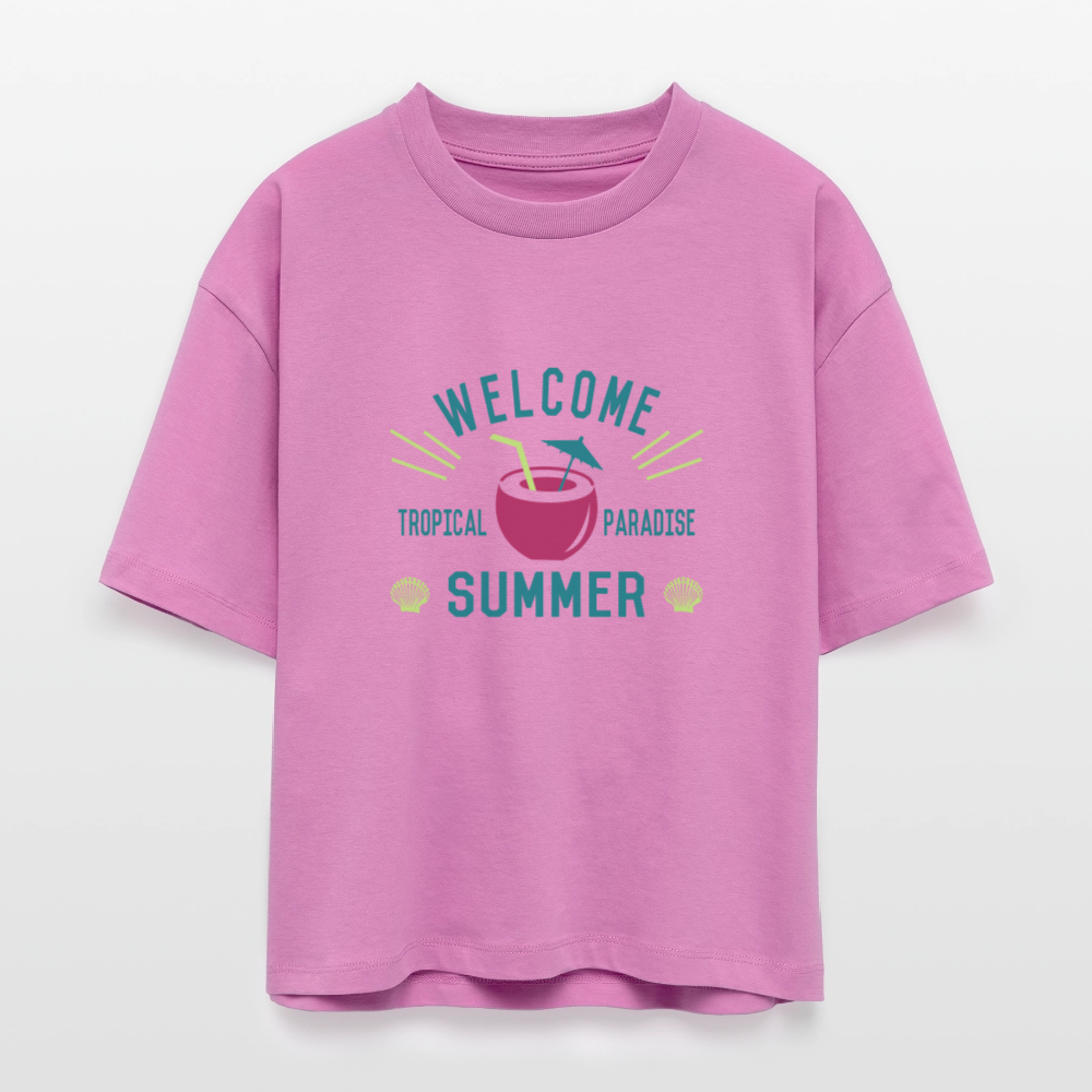 Stanley/Stella Frauen Boxy Bio-T-Shirt Nova Welcome Summer - Pink