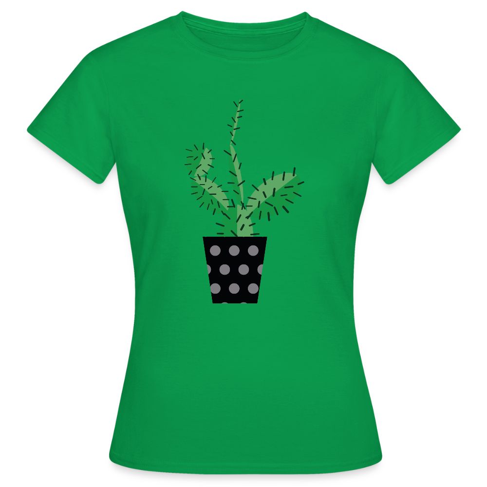 Frauen T-Shirt Kaktus - Kelly Green