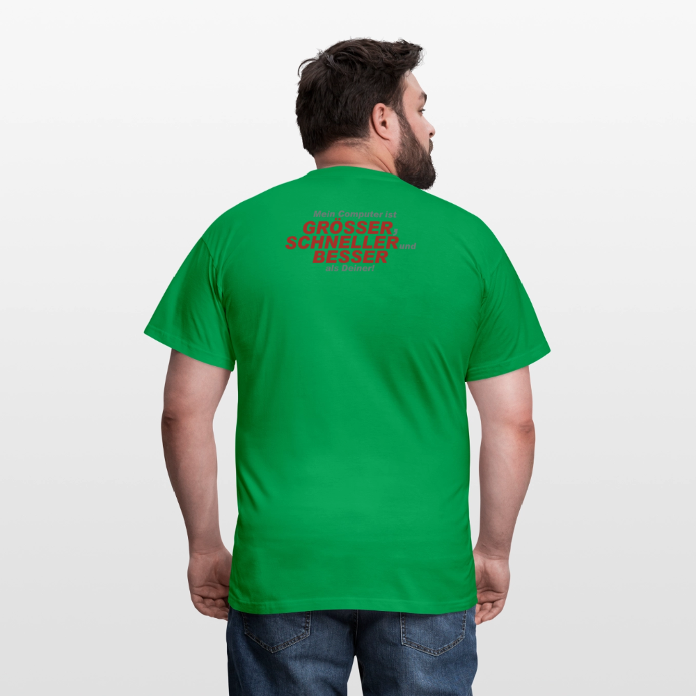 Männer T-Shirt Mein Computer - Kelly Green