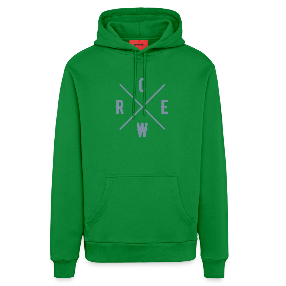 Organic Relaxed Hoodie Made in EU Crew - City Green
