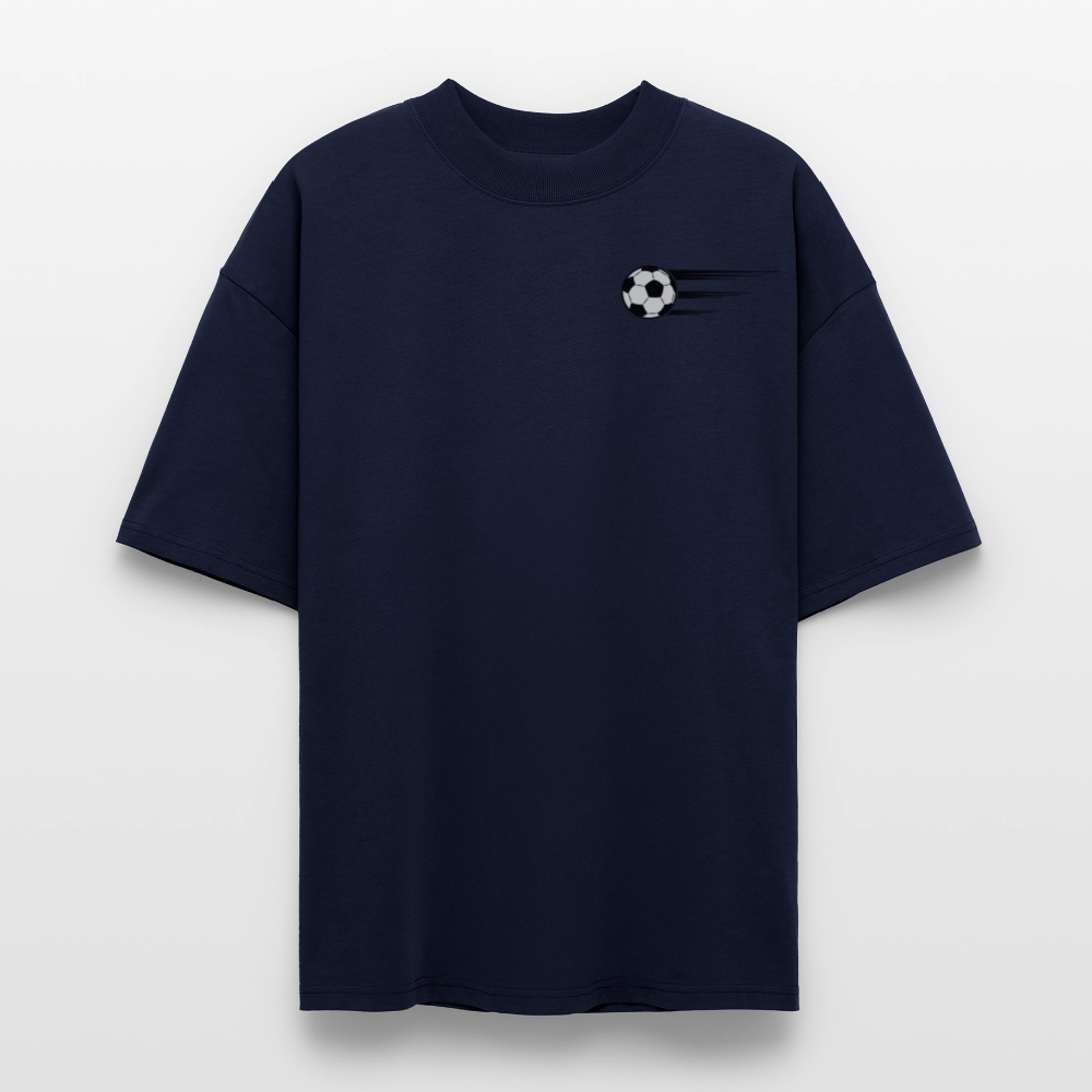 Stanley/Stella Oversized Unisex Bio T-Shirt Blaster Fussballfan - Navy