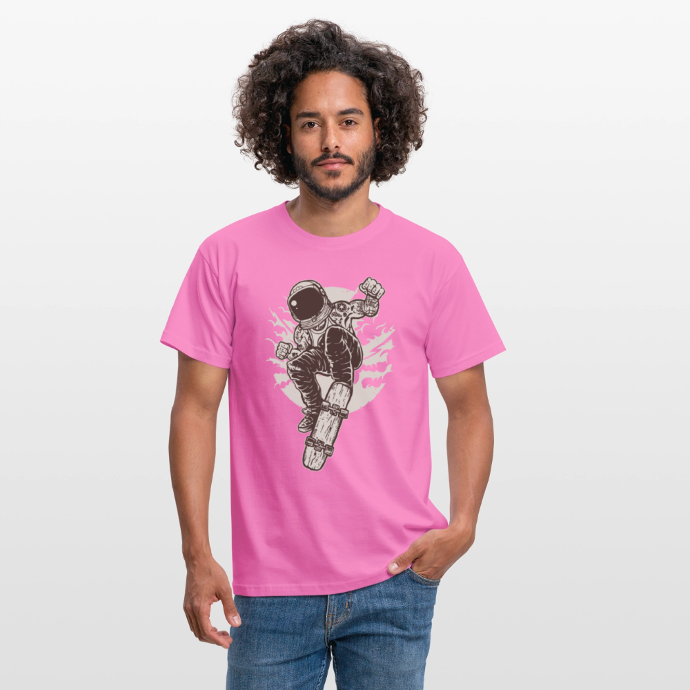 Männer T-Shirt Space Skater - Pink