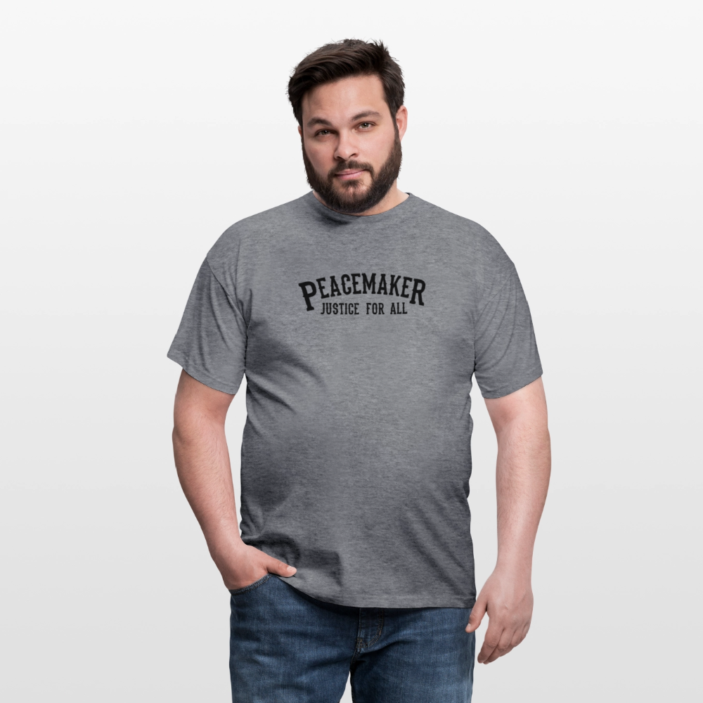 Männer T-Shirt Peacemaker - Graphit meliert
