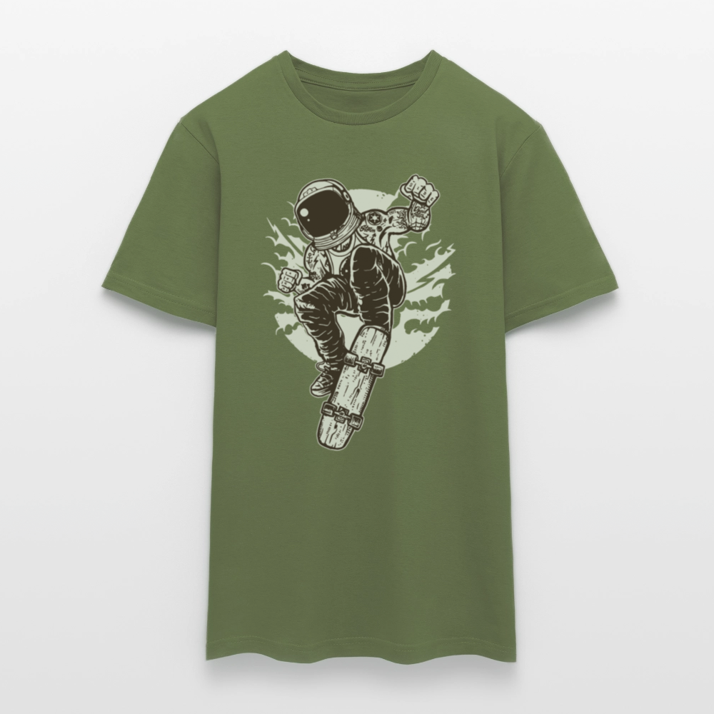 Männer T-Shirt Space Skater - Militärgrün