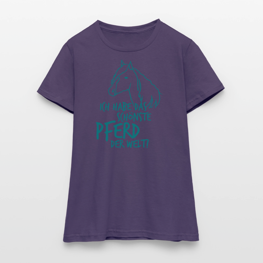 Frauen T-Shirt - Dunkellila