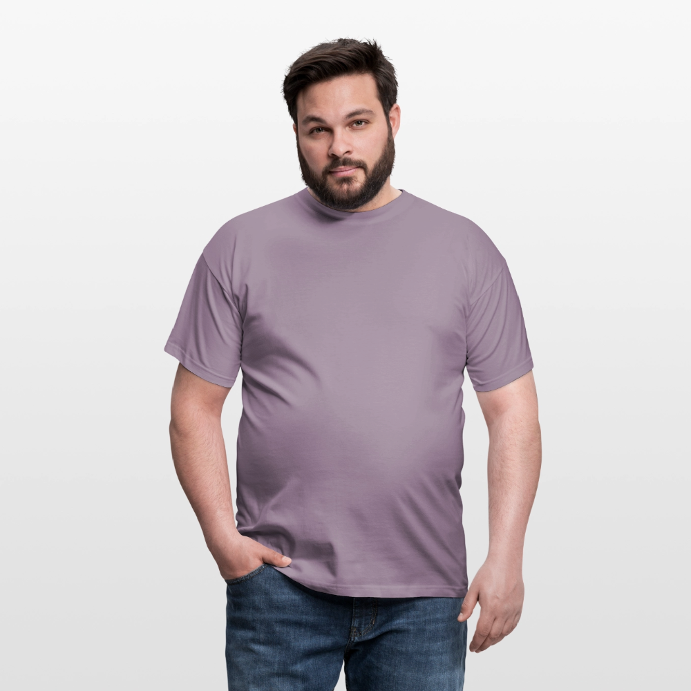 Männer T-Shirt Mein Computer - Lilagrau