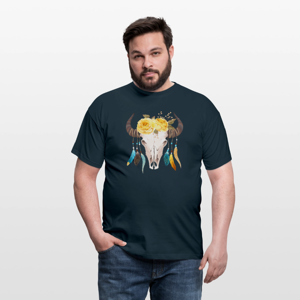 Männer T-Shirt Boho - Navy
