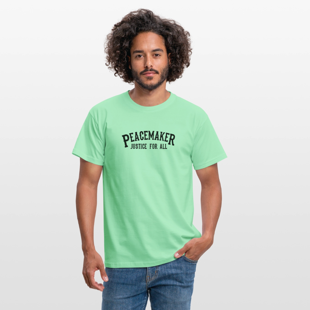 Männer T-Shirt Peacemaker - Mintgrün
