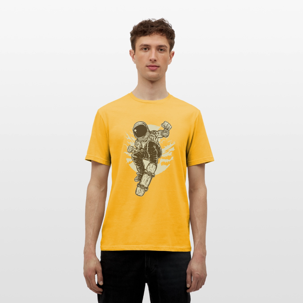 Männer T-Shirt Space Skater - Gelb