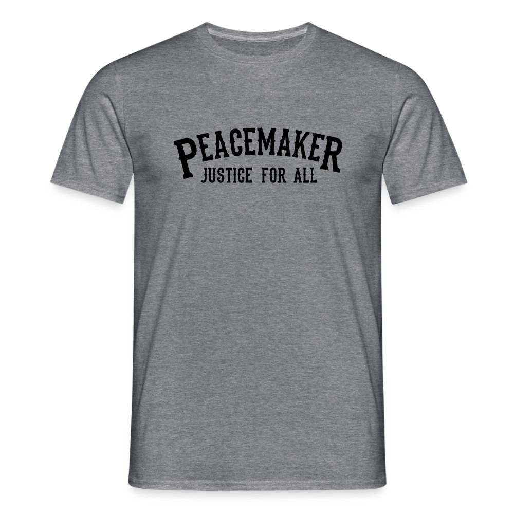 Männer T-Shirt Peacemaker - Graphit meliert