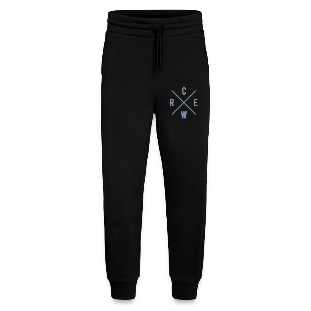 Organic Relaxed Jogginghose Made in EU Crew - SOLID BLACK