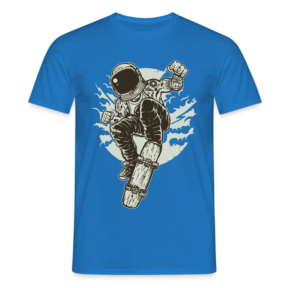 Männer T-Shirt Space Skater - Royalblau