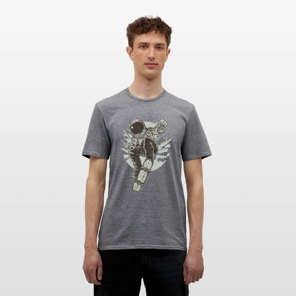 Männer T-Shirt Space Skater - Graphit meliert