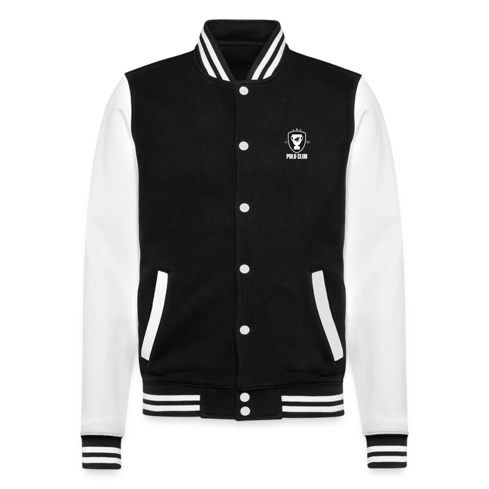 College-Sweatjacke Polo Club - Schwarz/Weiß