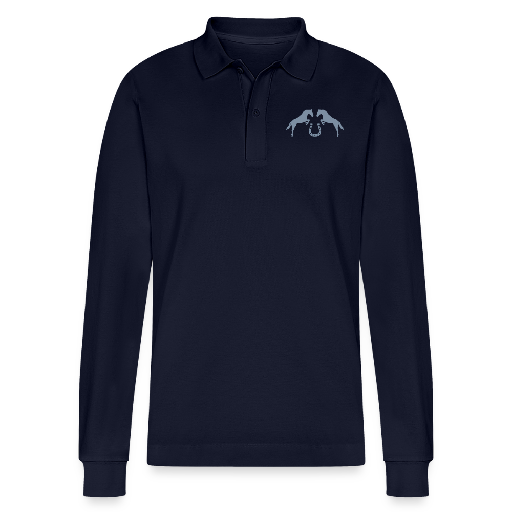 Stanley/Stella Unisex Bio-Langarm-Poloshirt Premium Prepster Horselove - Navy