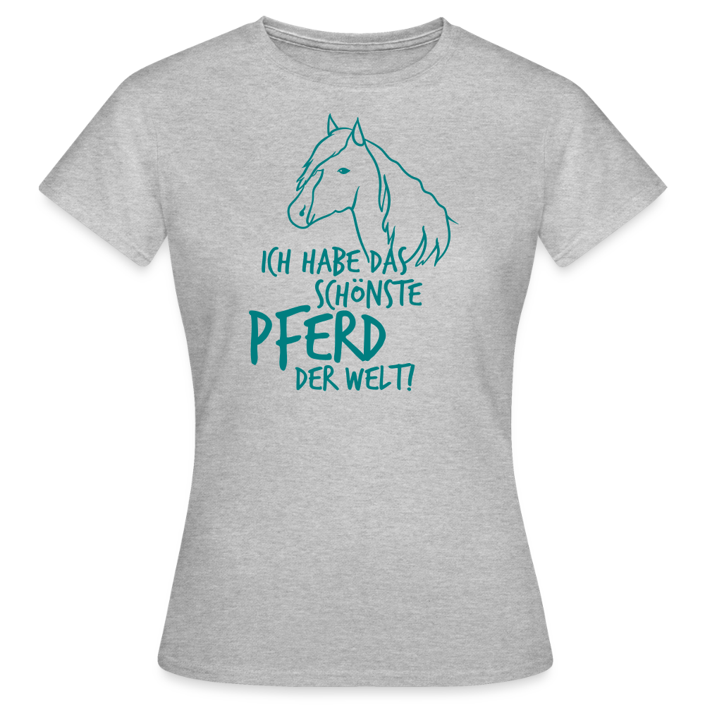 Frauen T-Shirt - Grau meliert