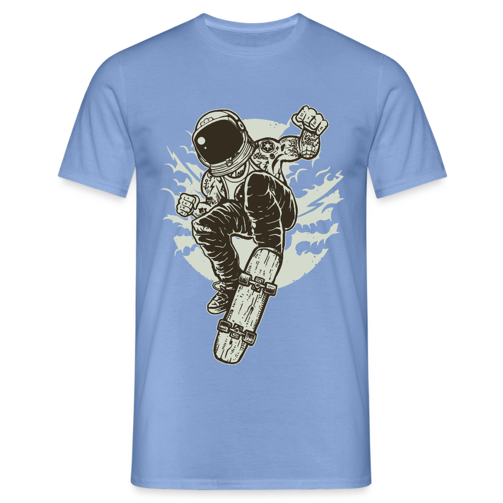 Männer T-Shirt Space Skater - carolina blue