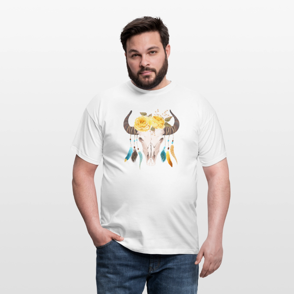 Männer T-Shirt Boho - Weiß
