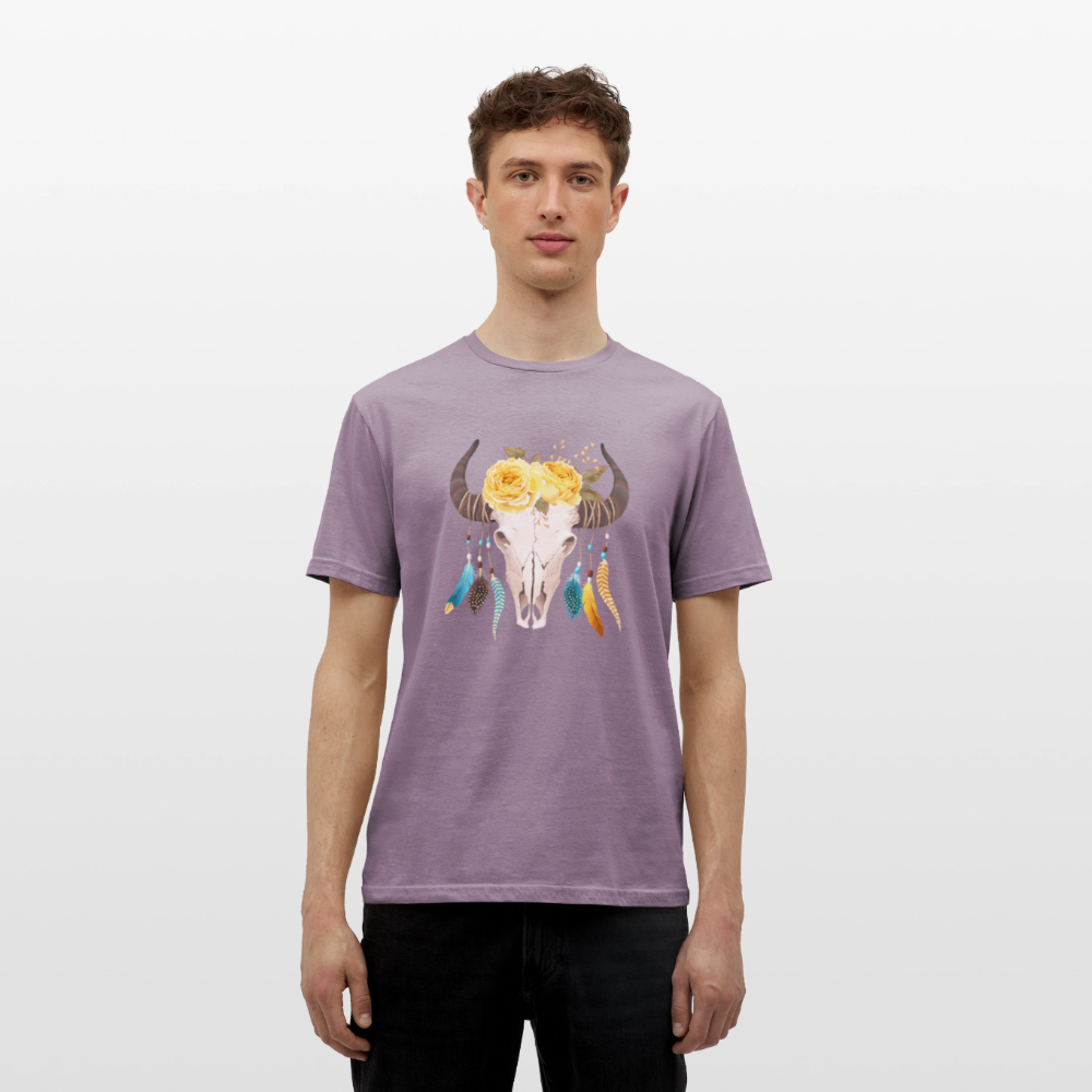 Männer T-Shirt Boho - Lilagrau