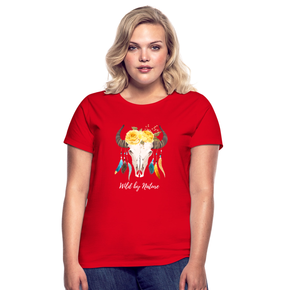 Frauen T-Shirt Boho - Rot