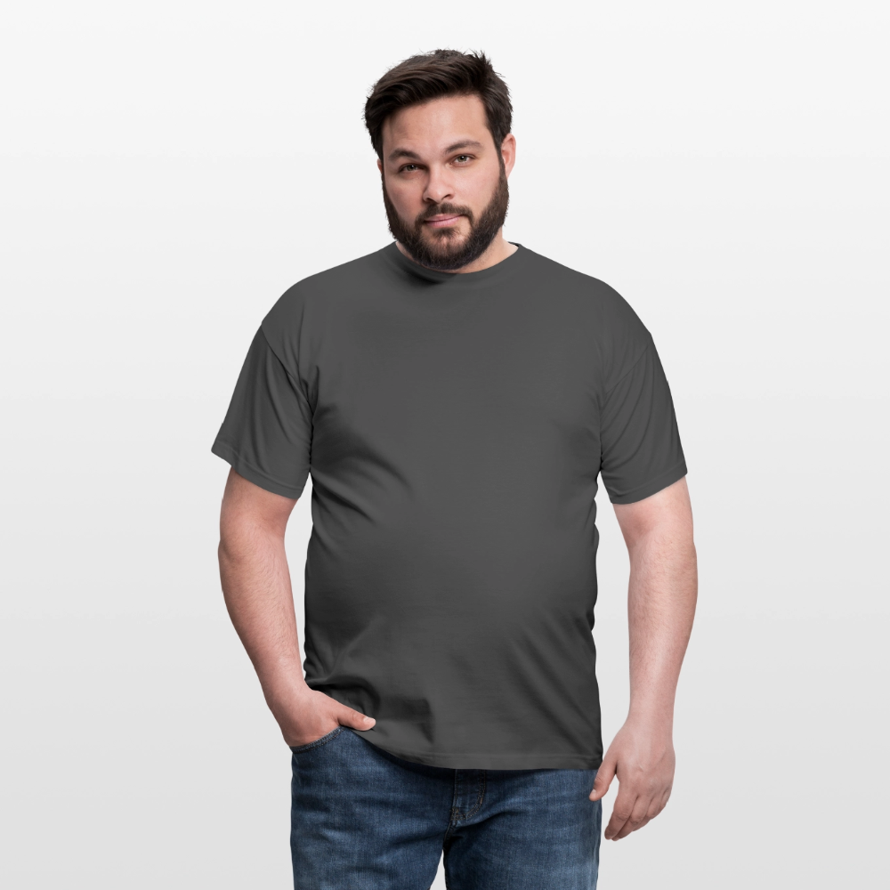 Männer T-Shirt Mein Computer - Anthrazit
