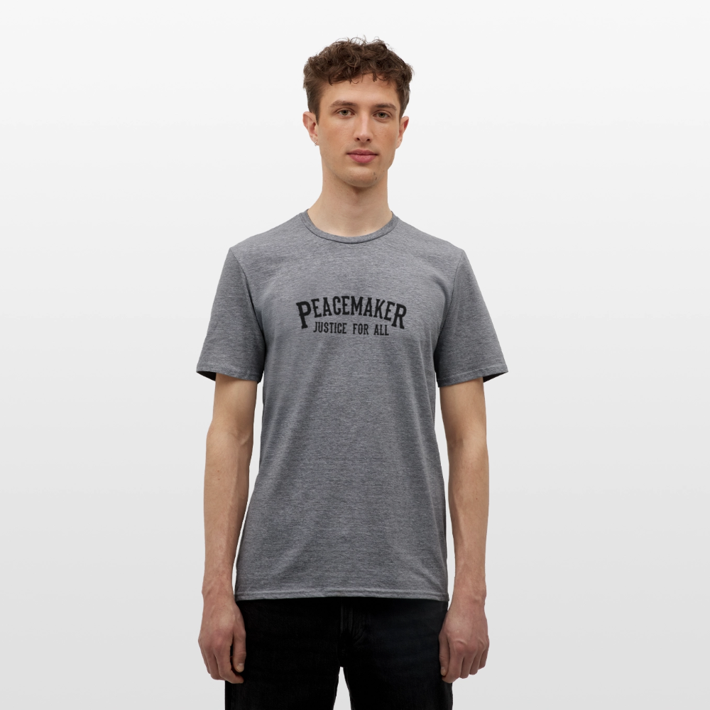 Männer T-Shirt Peacemaker - Graphit meliert