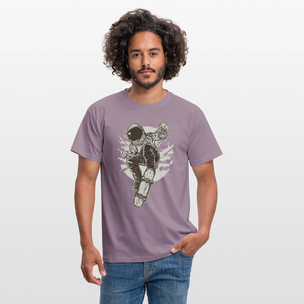 Männer T-Shirt Space Skater - Lilagrau