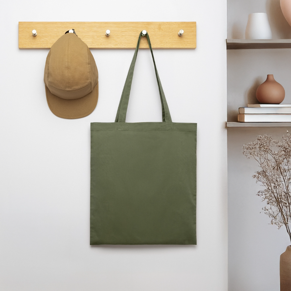 Stanley/Stella Bio-Stoffbeutel Katzen - Khaki
