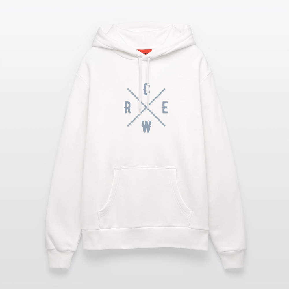 Organic Relaxed Hoodie Made in EU Crew - OFF WHITE