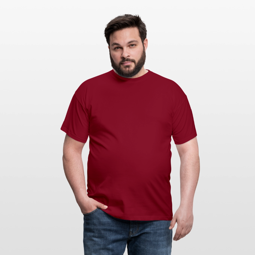 Männer T-Shirt Mein Computer - Ziegelrot
