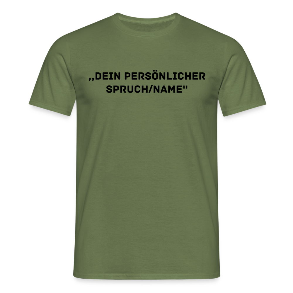 Männer T-Shirt (peronalisierbar) - Militärgrün