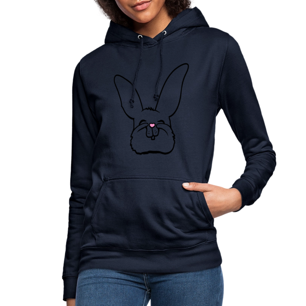Frauen Hoodie Sweet Bunny - Navy