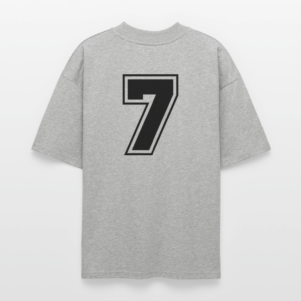 Stanley/Stella Oversized Unisex Bio T-Shirt Blaster Fussballfan - Grau meliert
