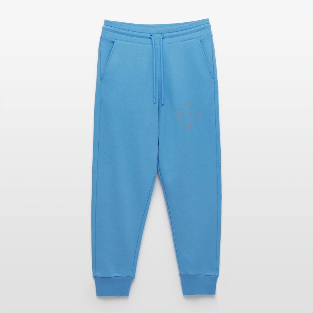 Organic Relaxed Jogginghose Made in EU Crew - Sol Blue