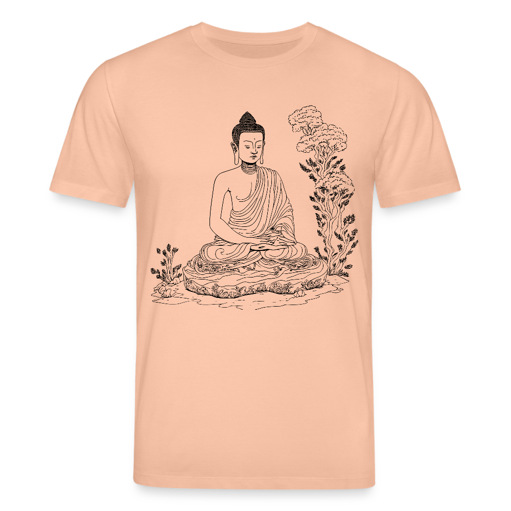 Unisex Bio-T-Shirt CREATOR Buddha Scene - Pfirsich