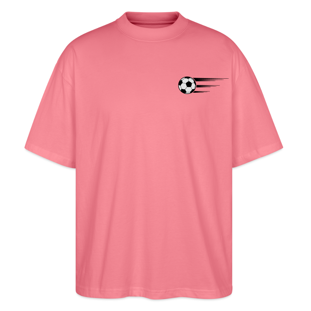 Stanley/Stella Oversized Unisex Bio T-Shirt Blaster Fussballfan - Pink